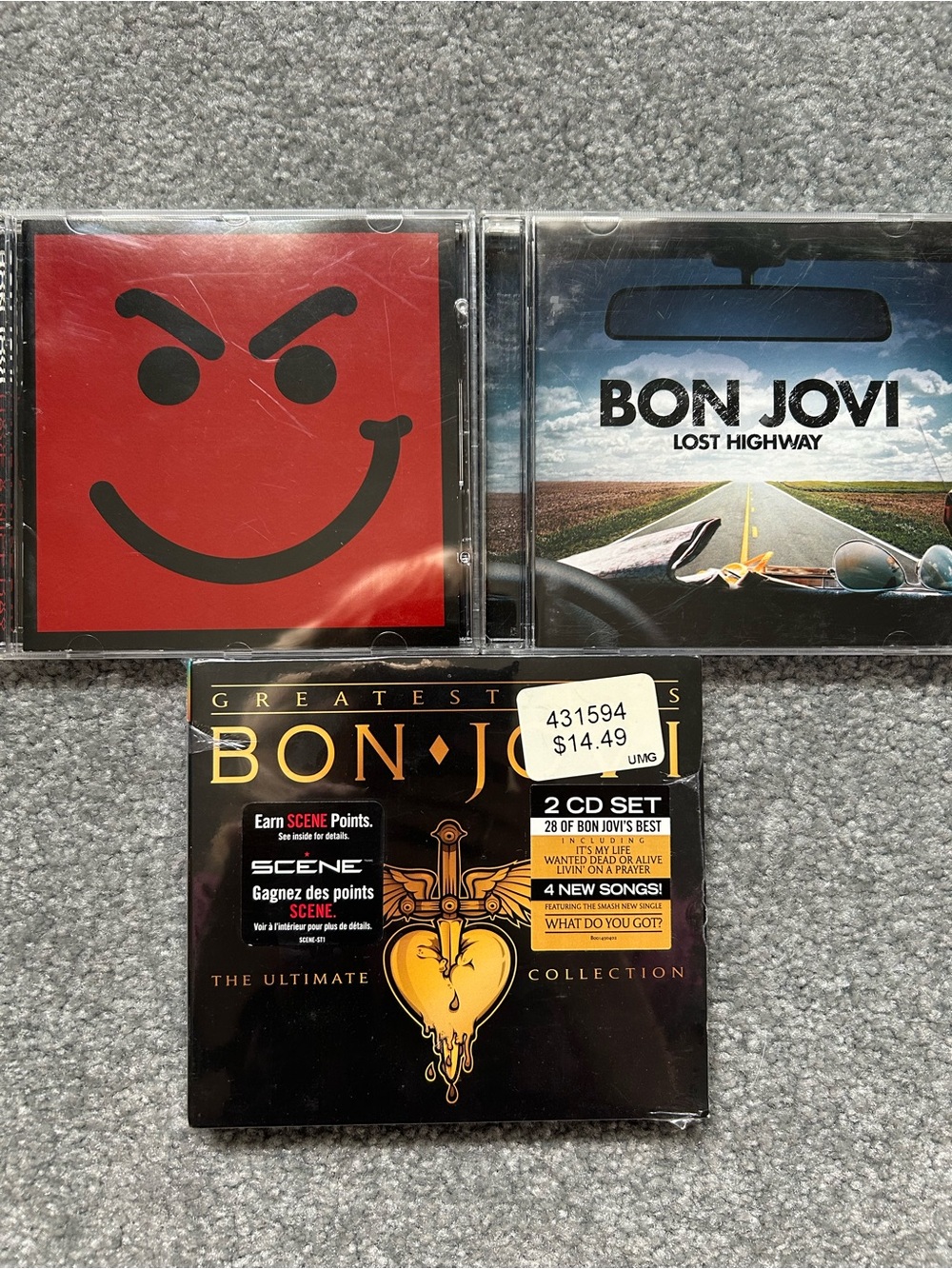 Bon Jovi Greatest Hits 2-CD Set - new unopened & Lost Highway & Have a Nice Day